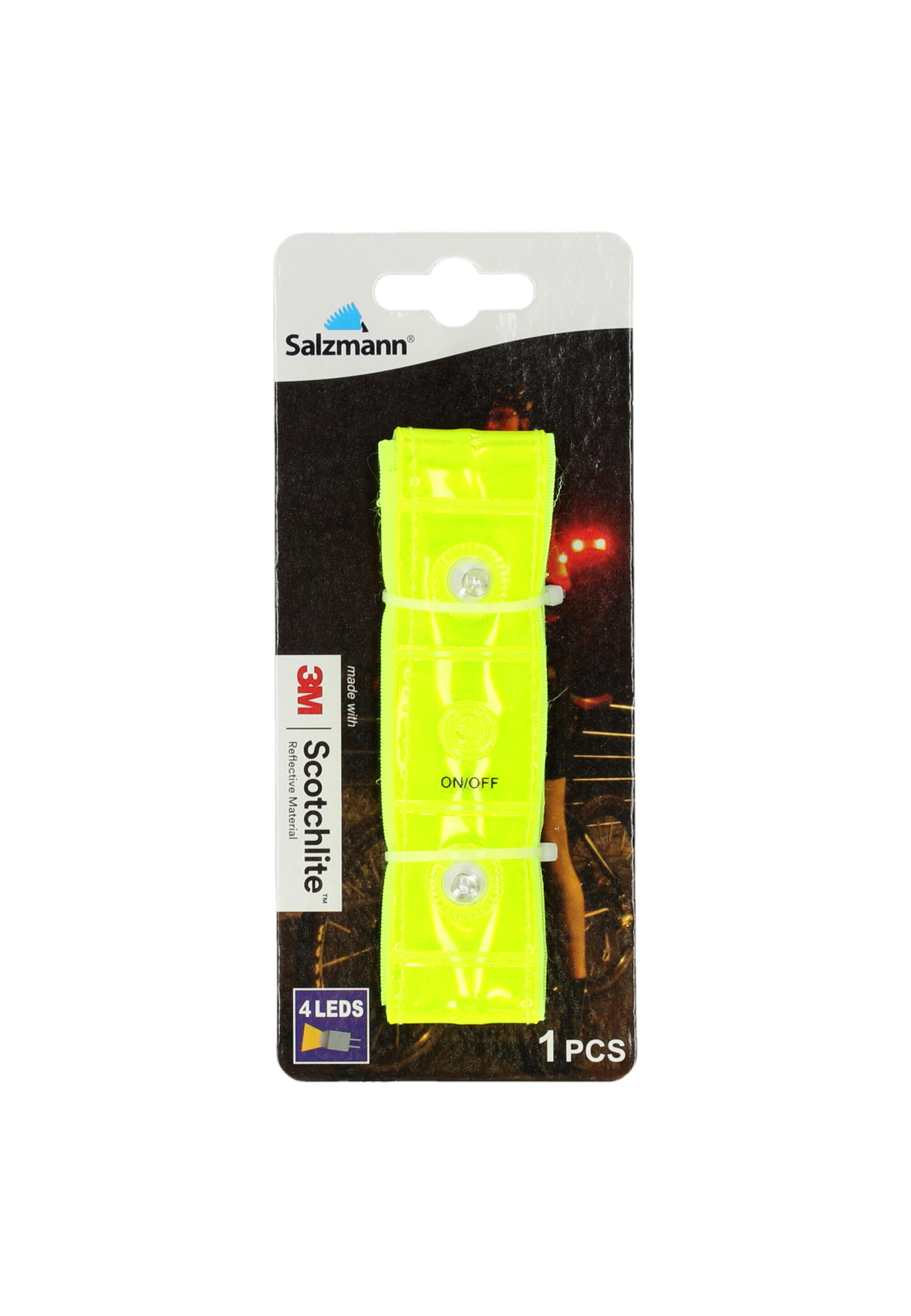 Reflecterende armband Reflective Band with 4 Leds 3/15