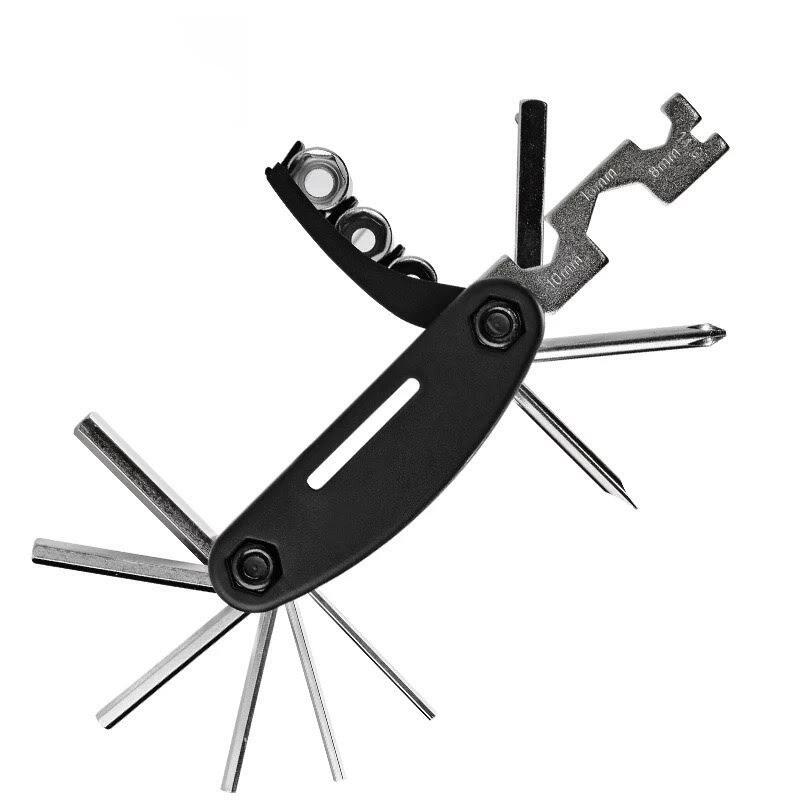 Ferramenta multifuncional Rockbros 16 em 1 para reparo de bicicleta