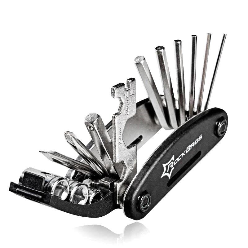 Ferramenta multifuncional Rockbros 16 em 1 para reparo de bicicleta