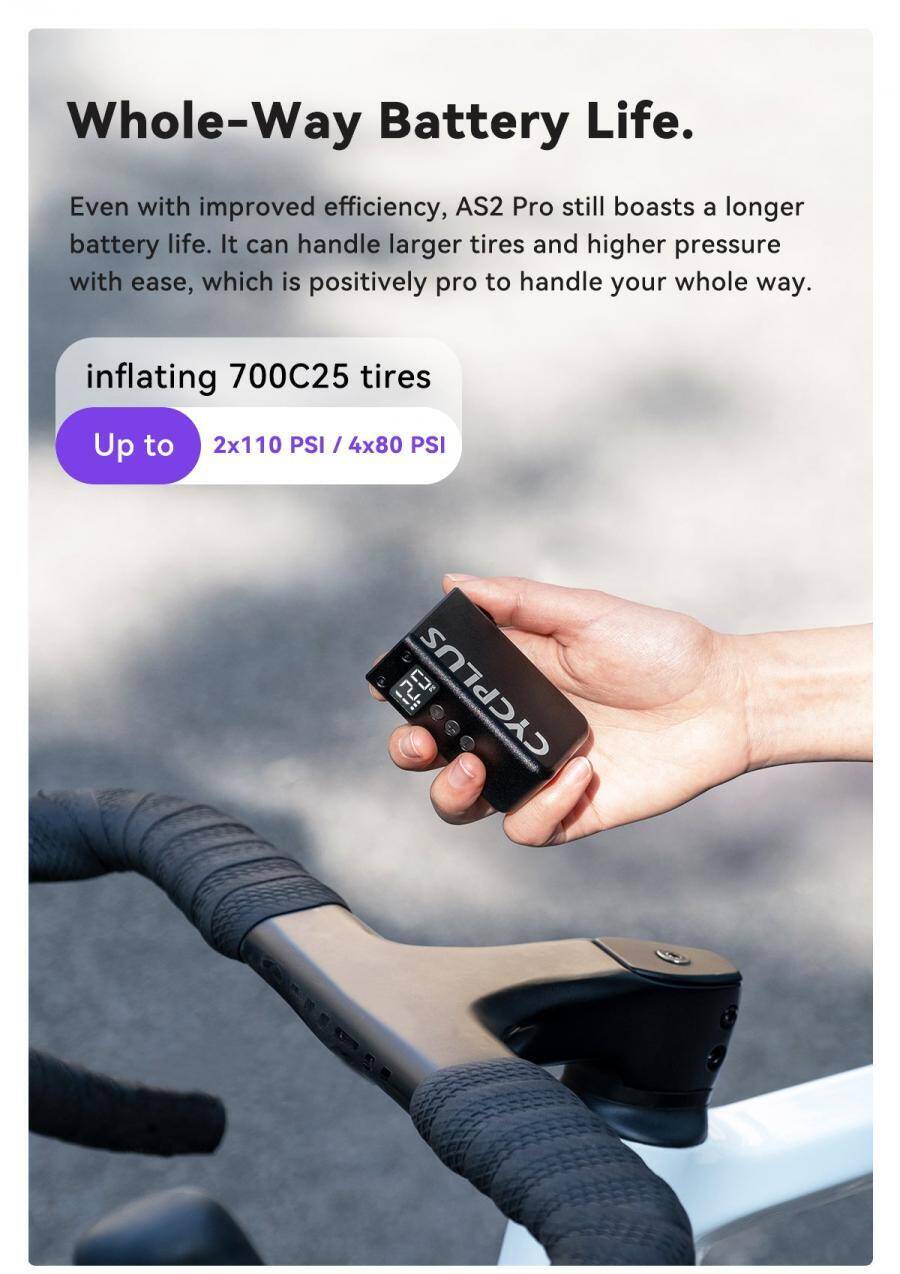 Cycplus AS2 Pro Mini E-Pump -  4