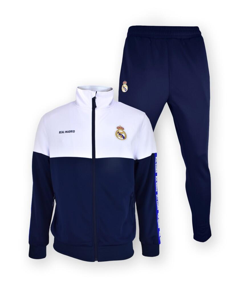 REAL MADRID Fato de treino Oficial Adulto Real Madrid White Edition