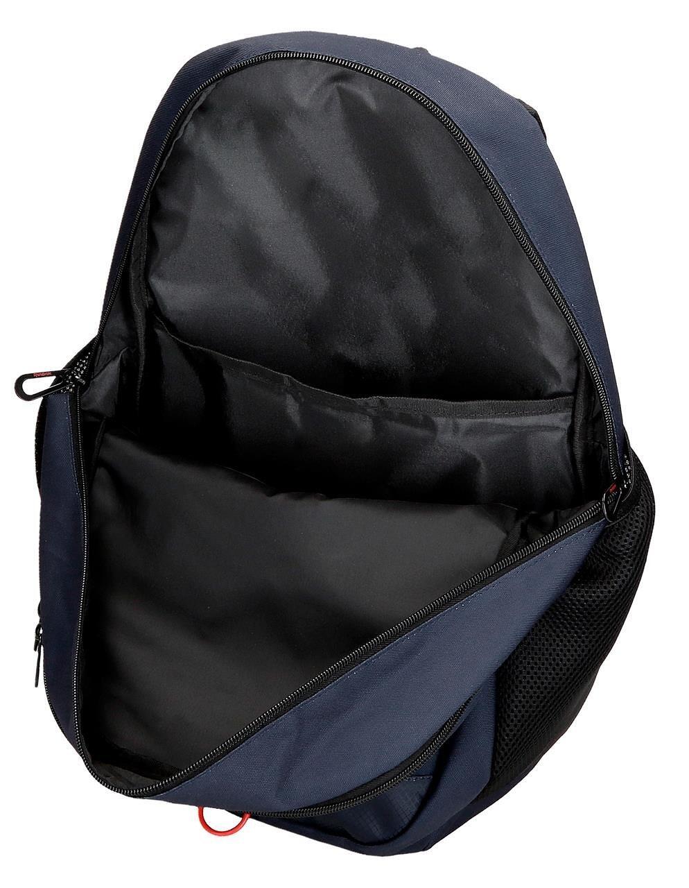 Mochila de dois compartimentos Unisex Reebok Wayland 47cm Azul marinho 3/5
