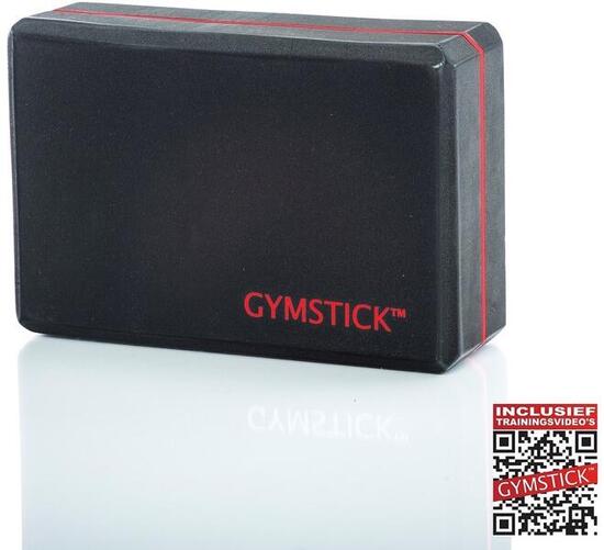 Gymstick Yoga Block - Avec des vidéos d'exercices