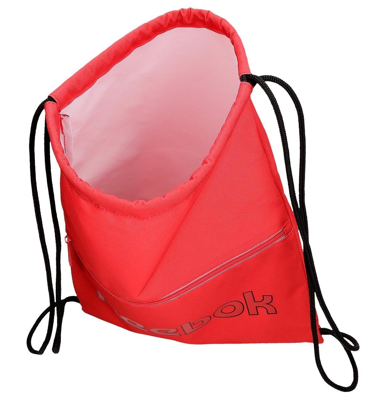 Mochila saco Unisex  Reebok Adisson 15L Rojo 3/4