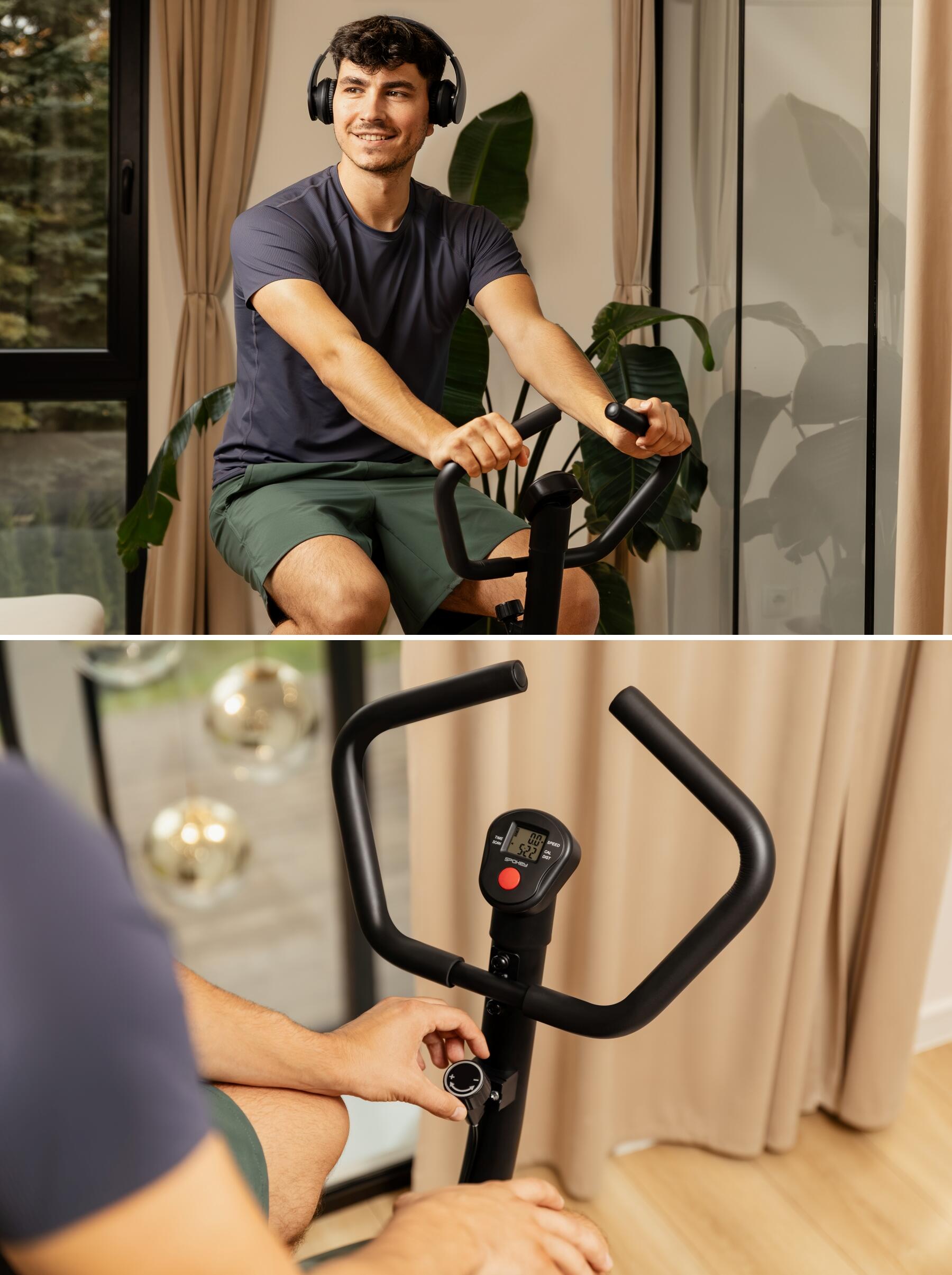 Rower stacjonarny treningowy Spokey Aron 7/7