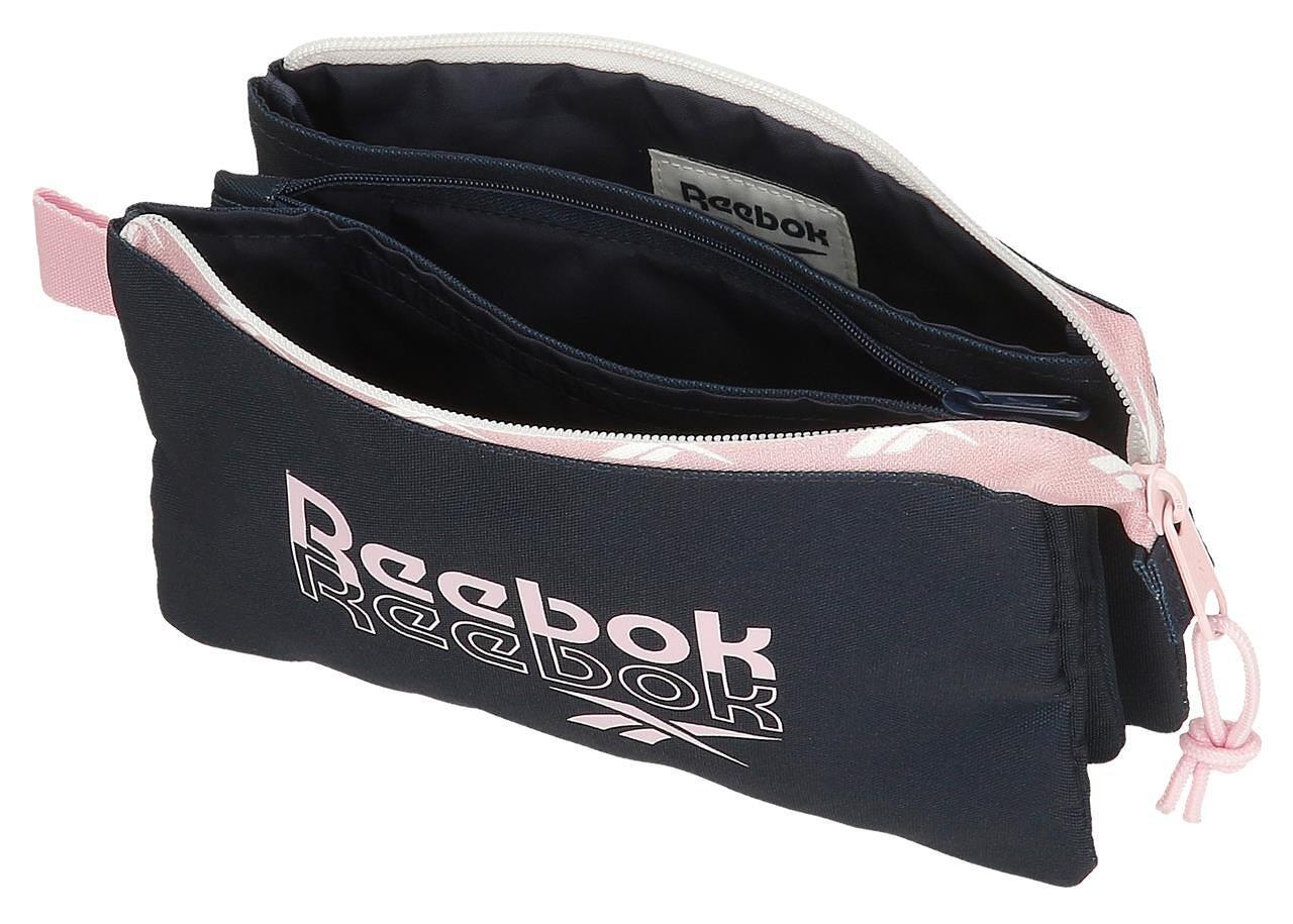 Estuche tres compartimentos Reebok Binley 12cm Azul marino 3/5