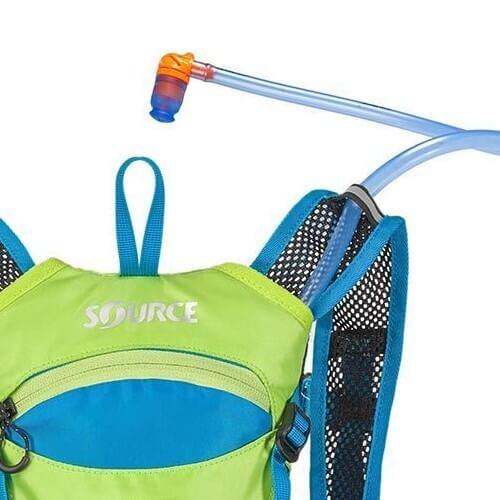 Sac d’hydratation pour enfants Spry 1,5 litre – Bleu – Vert 4/5