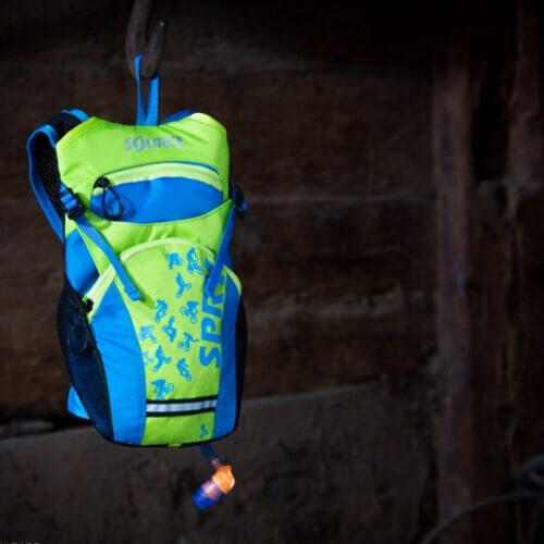 Sac d’hydratation pour enfants Spry 1,5 litre – Bleu – Vert 3/5