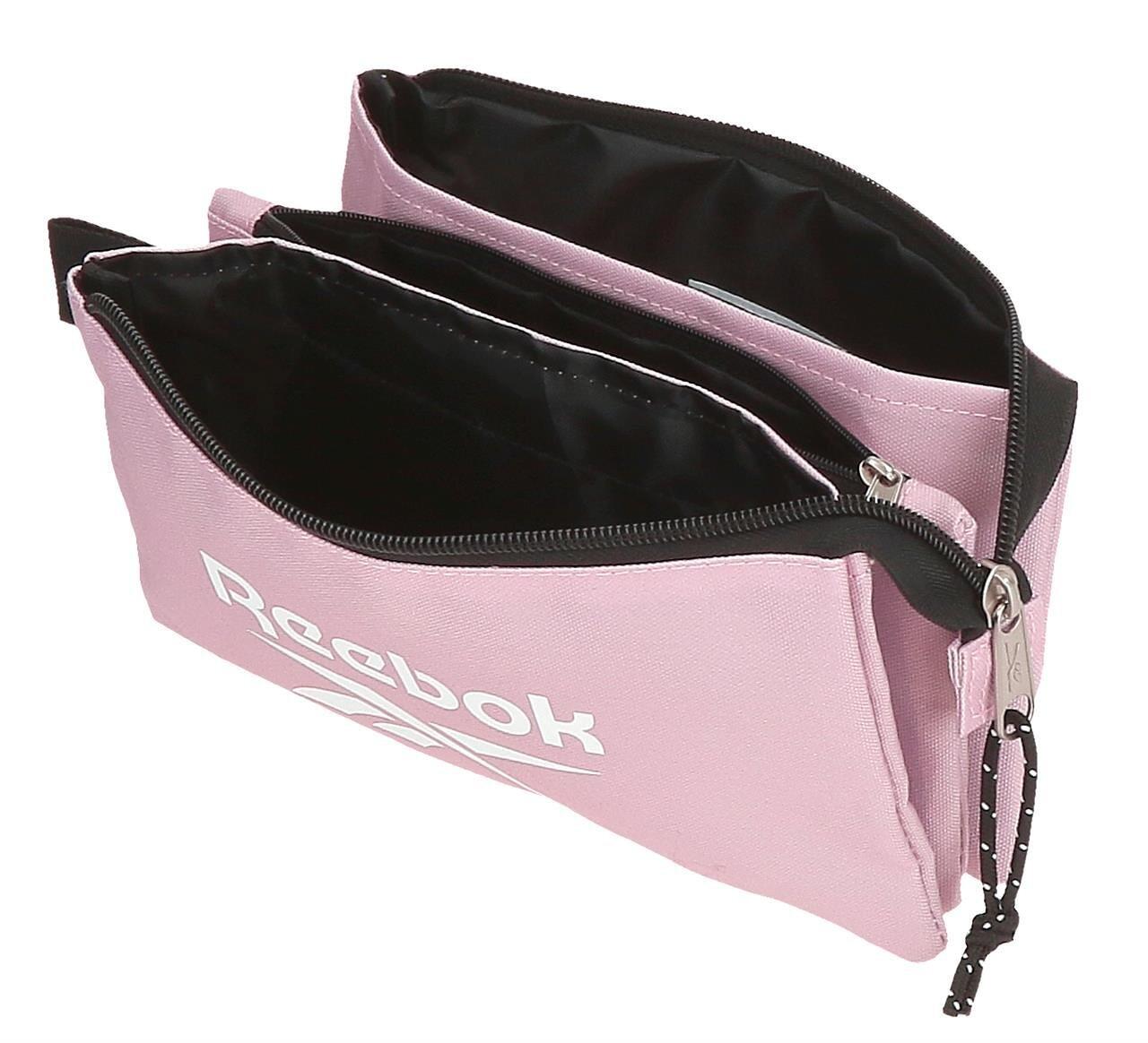 Estojo de três compartimentos Menina Reebok Boston 12cm Rosa 3/5