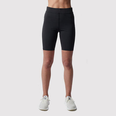 Kurze Lauftights Damen. schwarz. mit Tasche