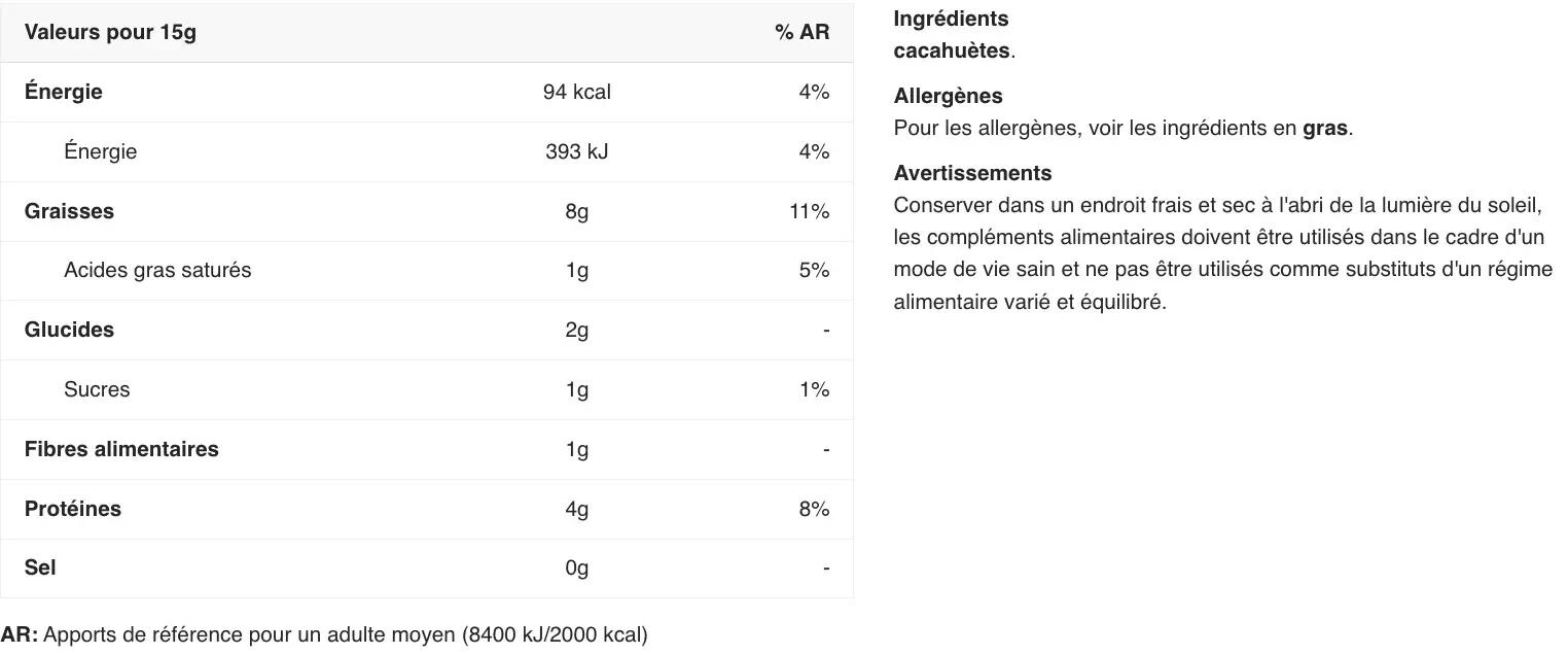 Eiwitboters - Peanut Butter Smooth (350 G) - Natuur 2/3