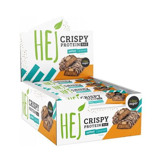 HEJ Natural HEJ Crispy Bar (12x45g) White Chocolate Strawberry - Barre