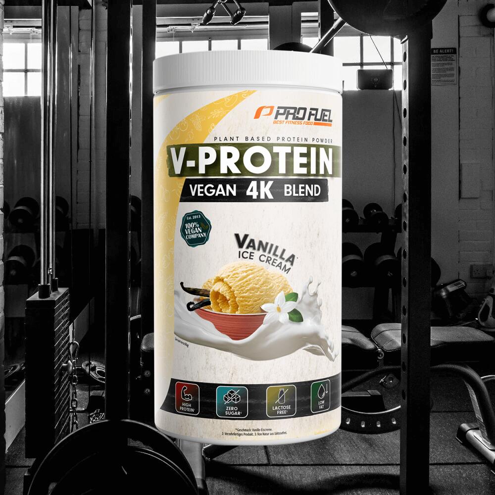 ProFuel V-Protein 4K Blend (750g) Vanilla Ice Cream - Protéines 2/3