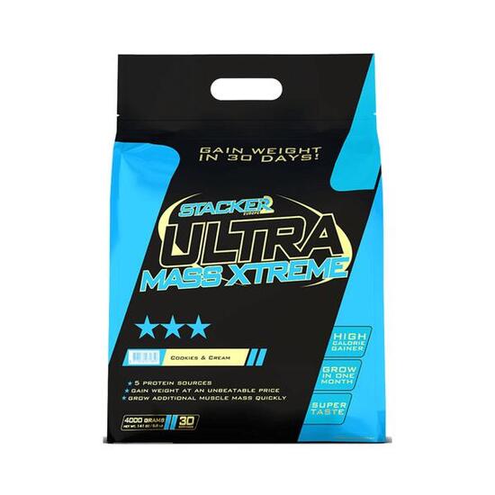 Stacker2 Ultra Mass Xtreme (4000g) Cookies & Cream - Prise de poids