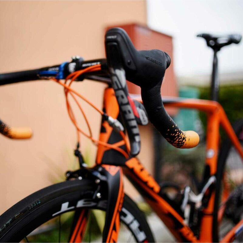 Owijka na kierownicę, szosa, gravel, CX – SL Dual Pomarańczowa