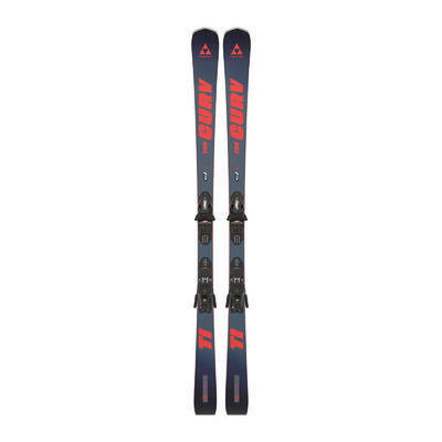 Fischer curv ti twin powerrail downhill-ski's + rs 10 gw pr-bindingen
