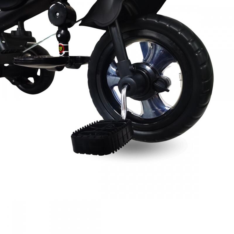 Tricycle évolutif 3 en 1 Sûr Confortable et pratique Design réglable Noir