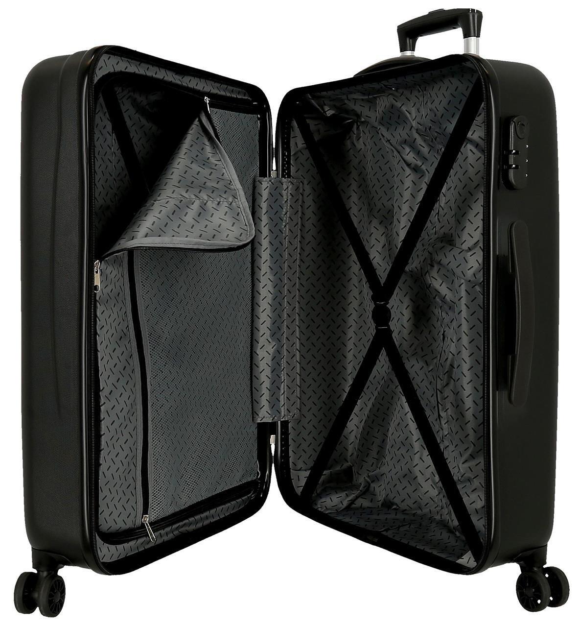 Valise moyenne ABS rigide Fille Reebok Beverly 68cm 70L Noir 4/7