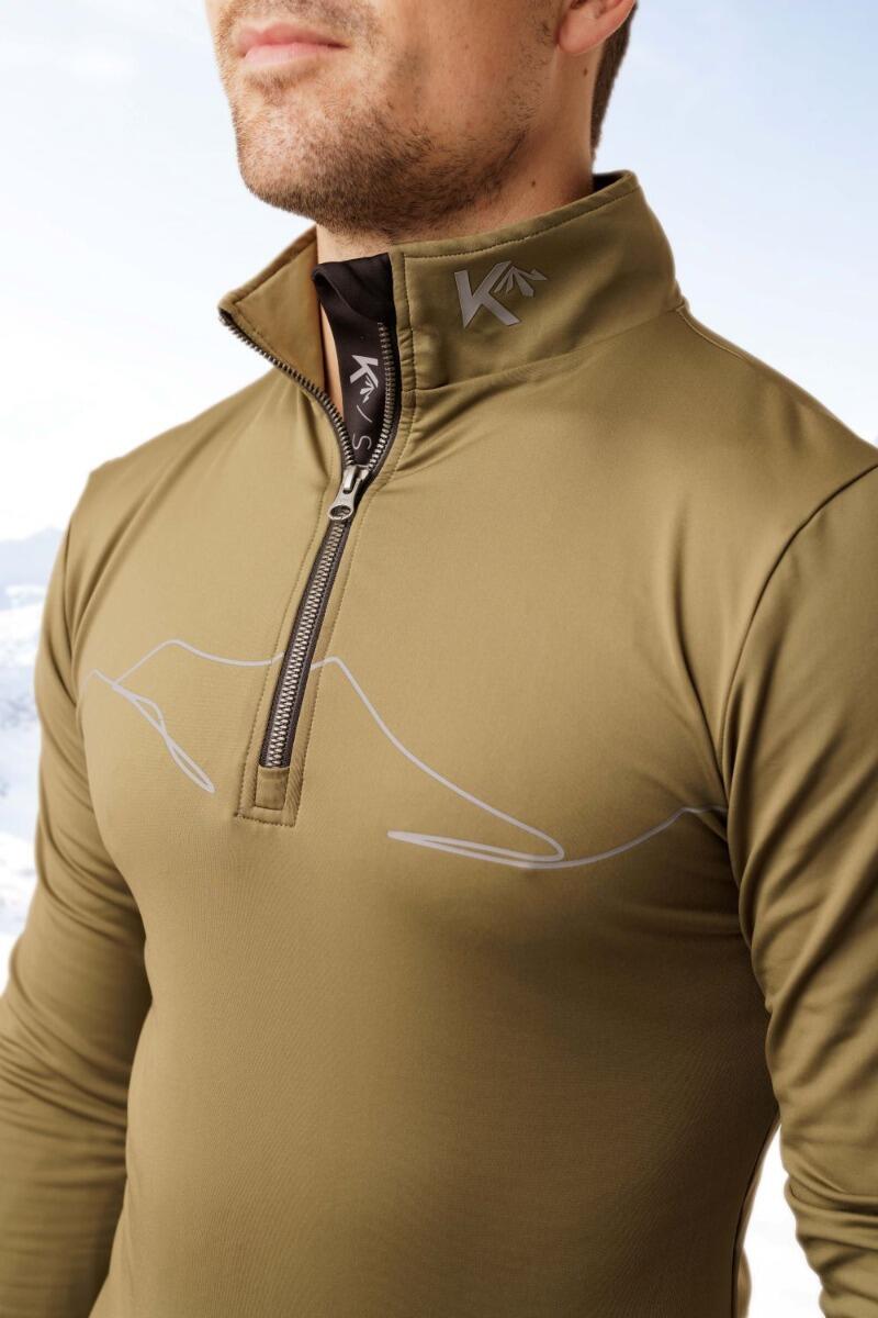 Pull de ski Homme Mountain vert olive 6/6
