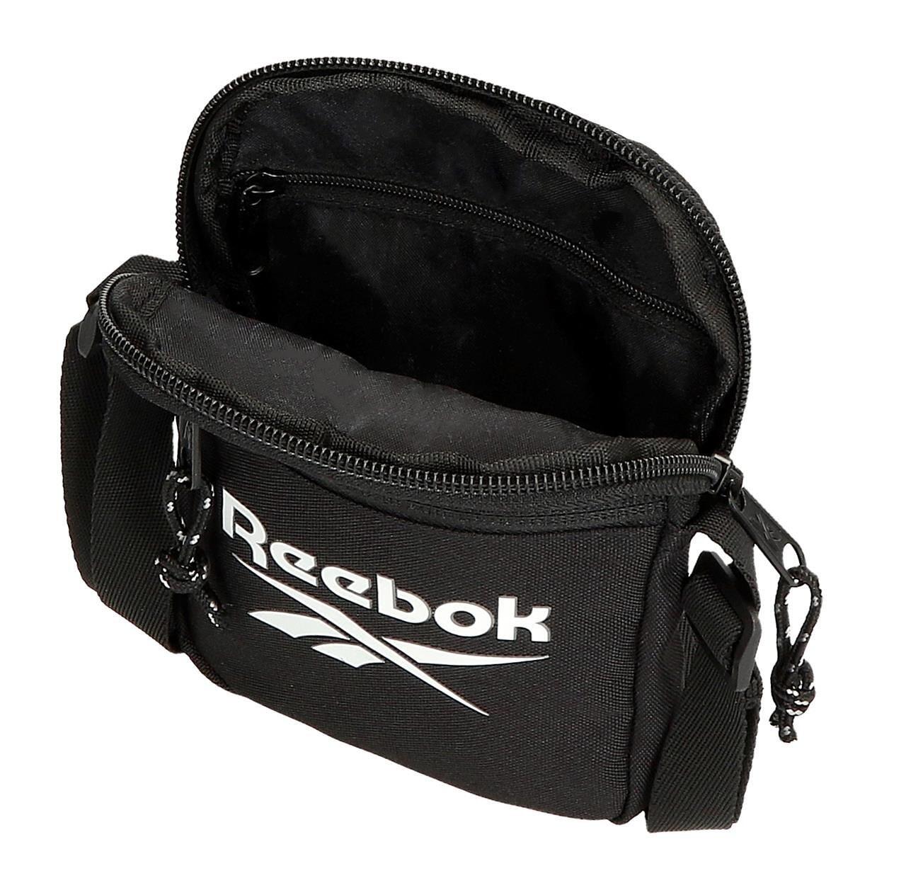 Bandolera pequeña Unisex Reebok Carson 17cm Negro 2/5