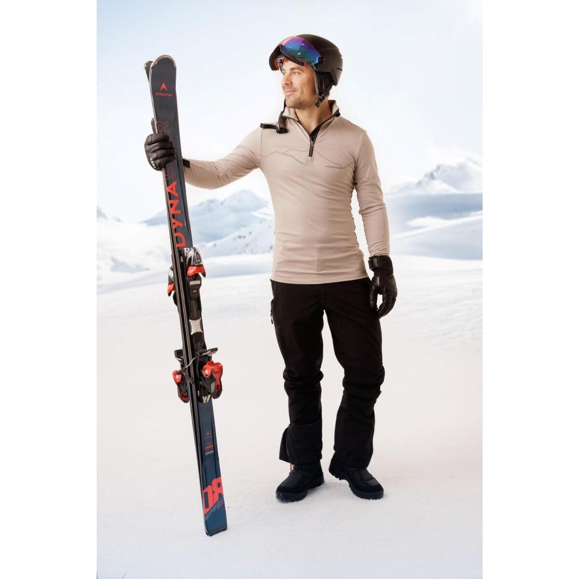 Pull ski Homme Mountain Taupe KOU SPORTSWEAR Decathlon