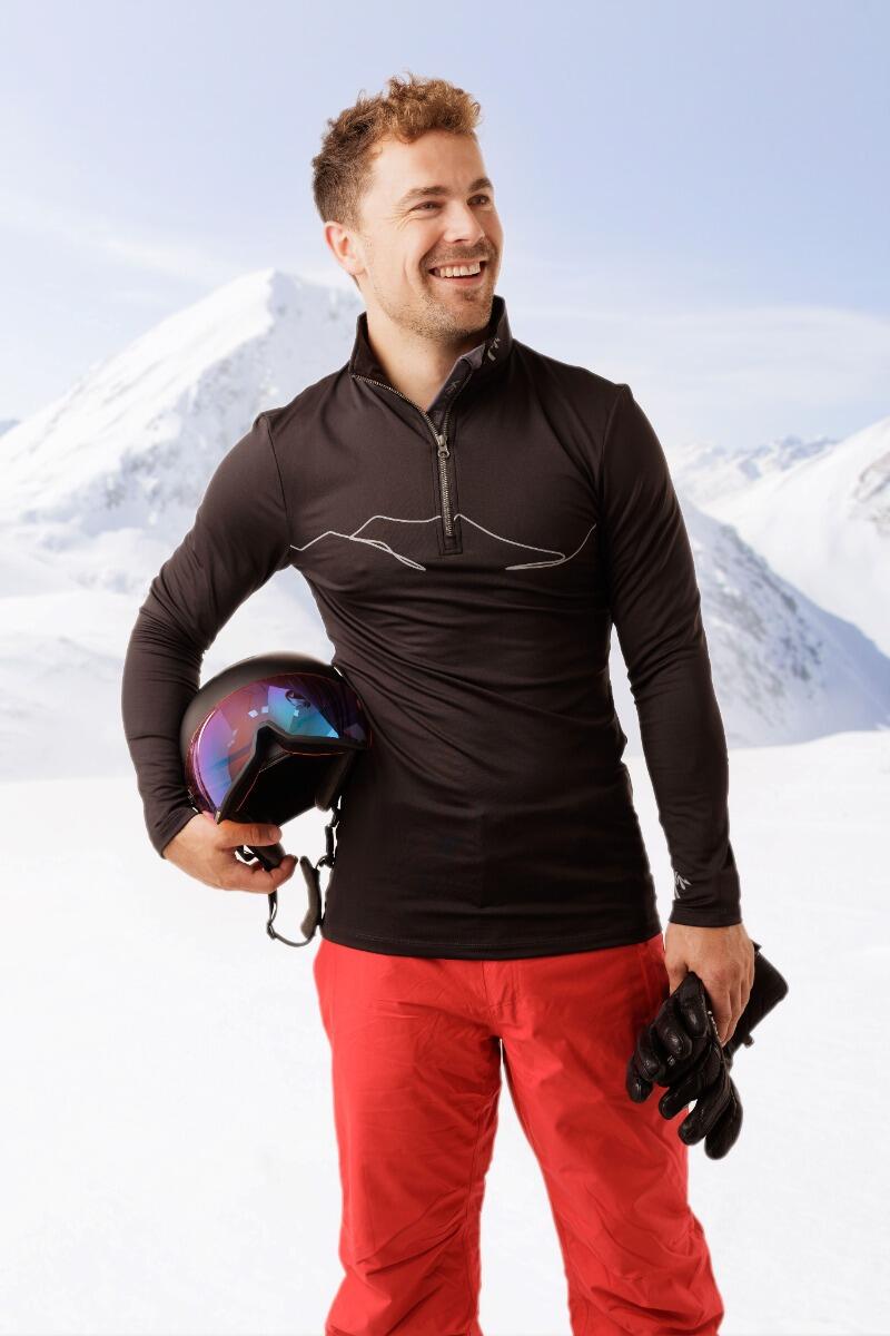 Pull de ski Mountain homme noir KOU SPORTSWEAR Decathlon