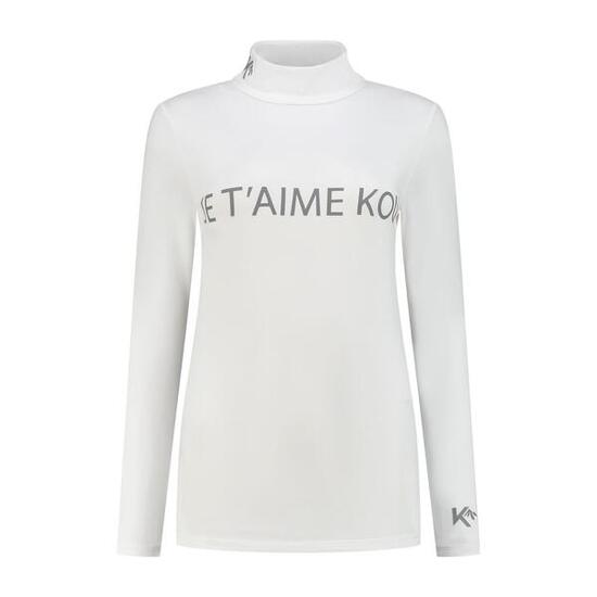 Chemise thermique femme Je T'aime Kou Blanc