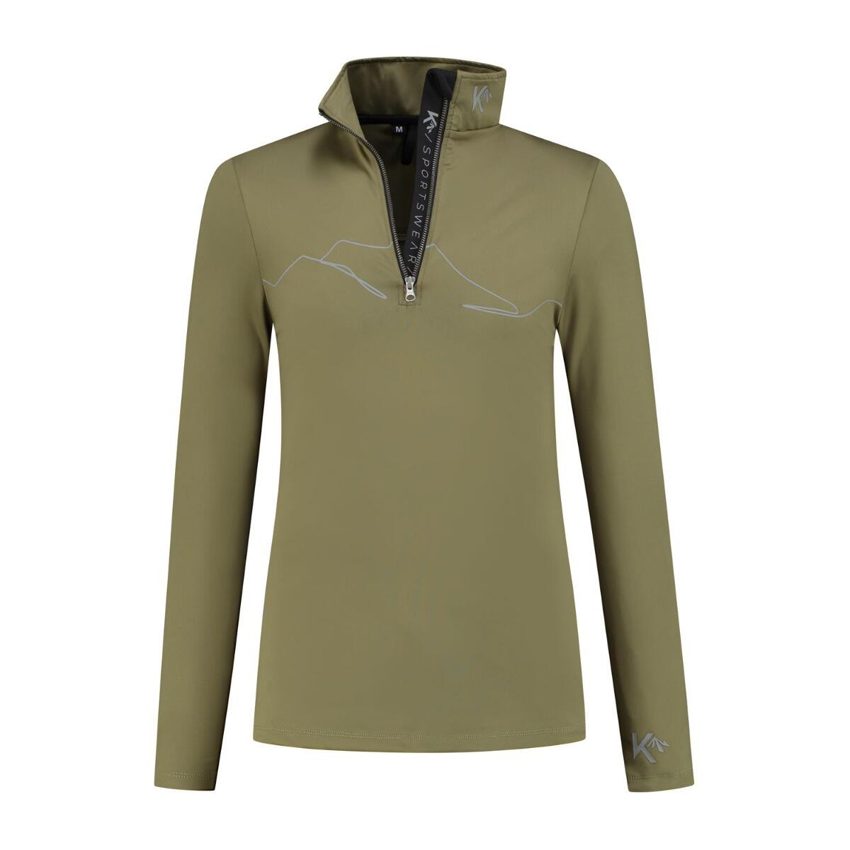 Kou Sportswear - Pull De Ski Homme Mountain Vert Olive - Sous Veste - Vert - Decathlon