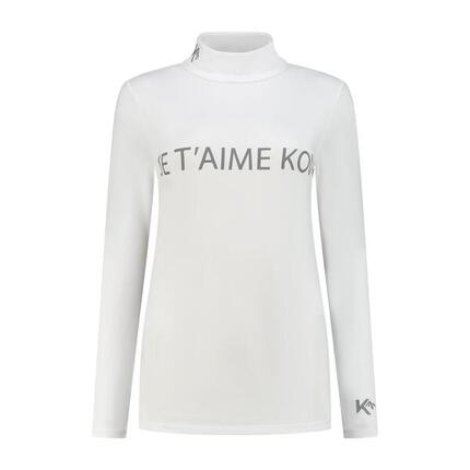 Chemise thermique femme Je T'aime Kou Blanc