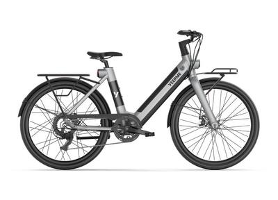 Elektrofahrrad YEEP.ME DAY PLUS Grau 26'' 60km + Gepäckträger hinten und vorne