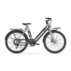 Vélo électrique YEEP.ME DAY PLUS Carrier 2 BLANC - PB AV+AR 26’’ 60km 7 vit