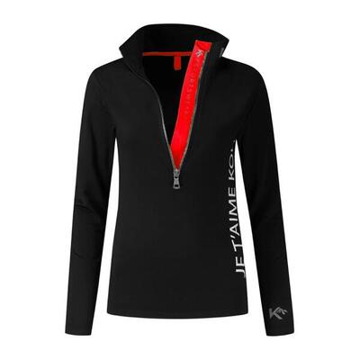 Skipully dames je t'aime kou zwart / rood
