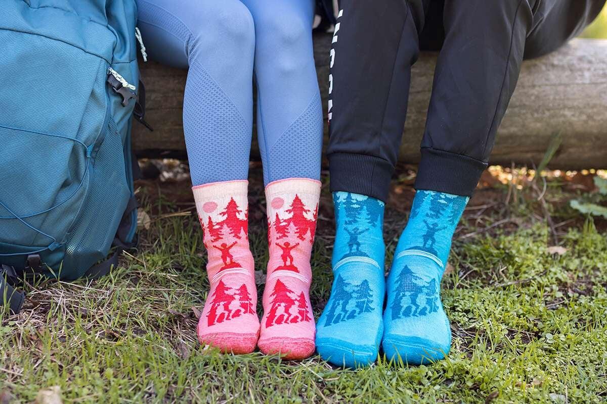 Chaussettes de randonnée en laine mérinos 4/5