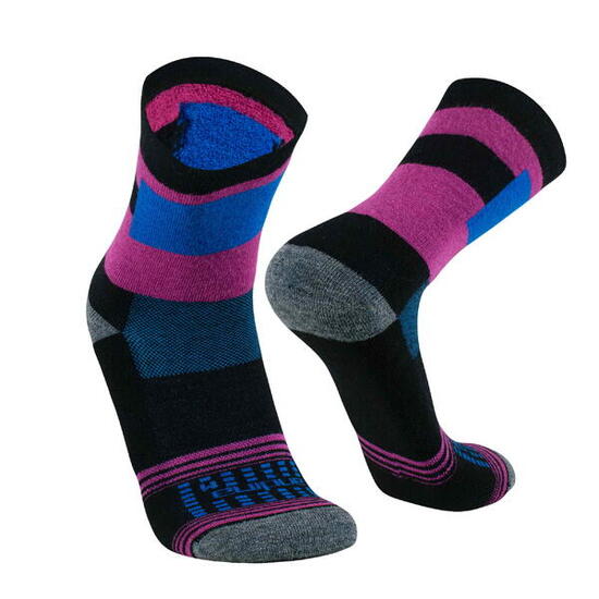 Alpaka Merino Wandersocken Gepolsterte Trekking Thermosocken Unisex | PISTA