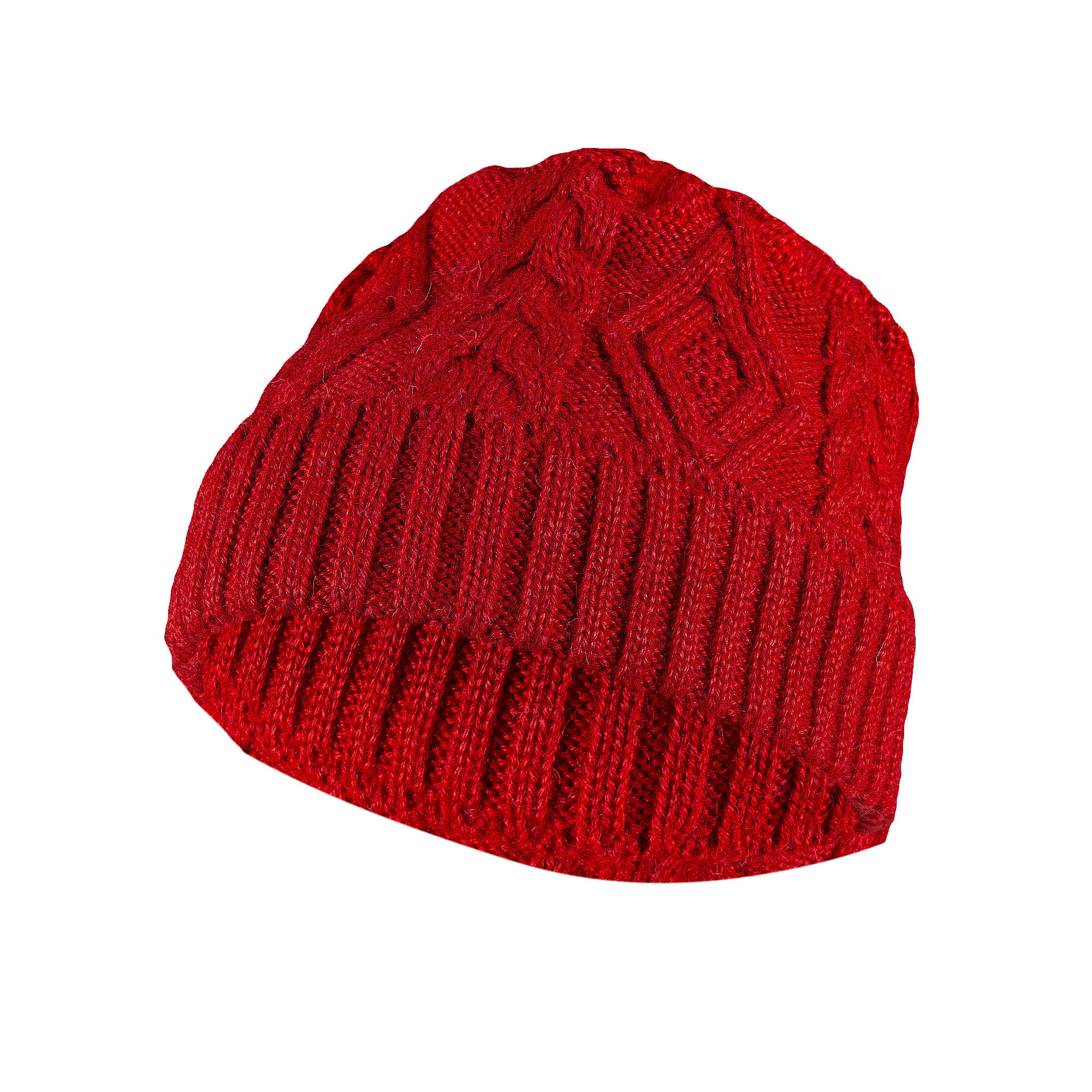 ANDINA OUTDOORS MERINO Wintermütze mit PREMIUM ALPAKA beanie herren damen Schwarz