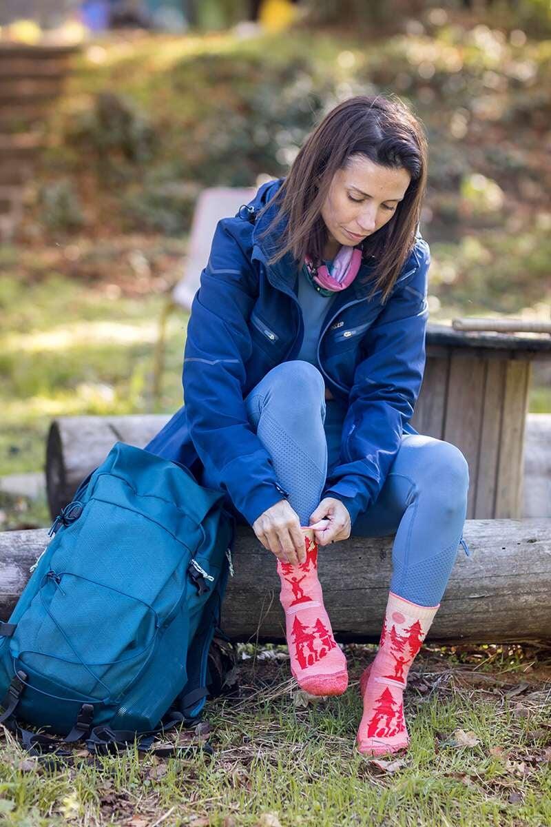 Chaussettes de randonnée en laine mérinos 3/5