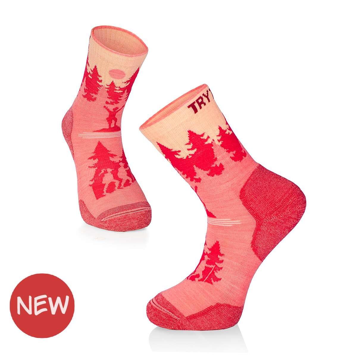 Chaussettes de randonnée en laine mérinos 5/5