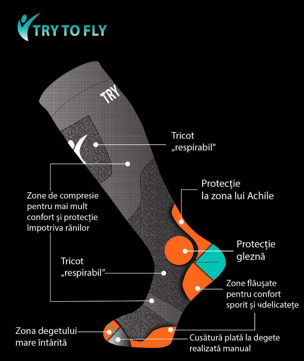 Chaussettes de compression 3/4 pour le sport 5/6
