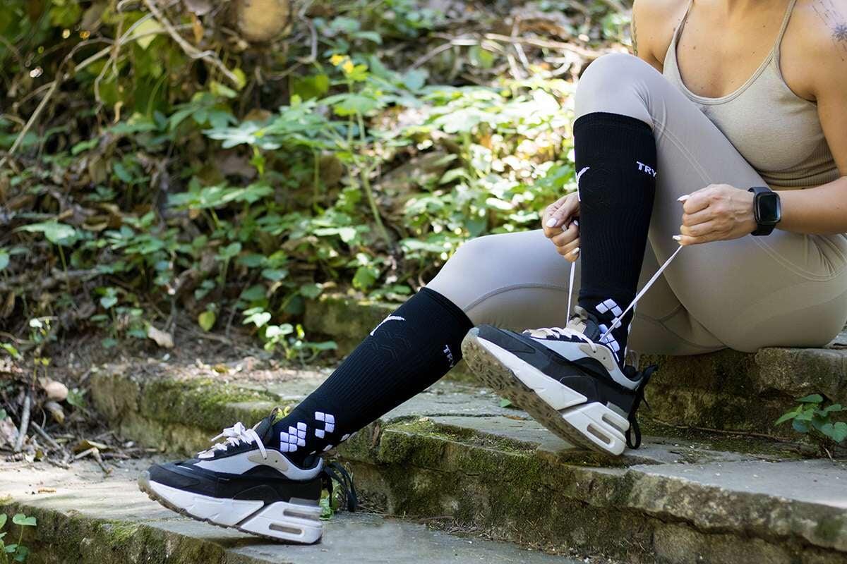 Chaussettes de compression 3/4 pour le sport 4/6