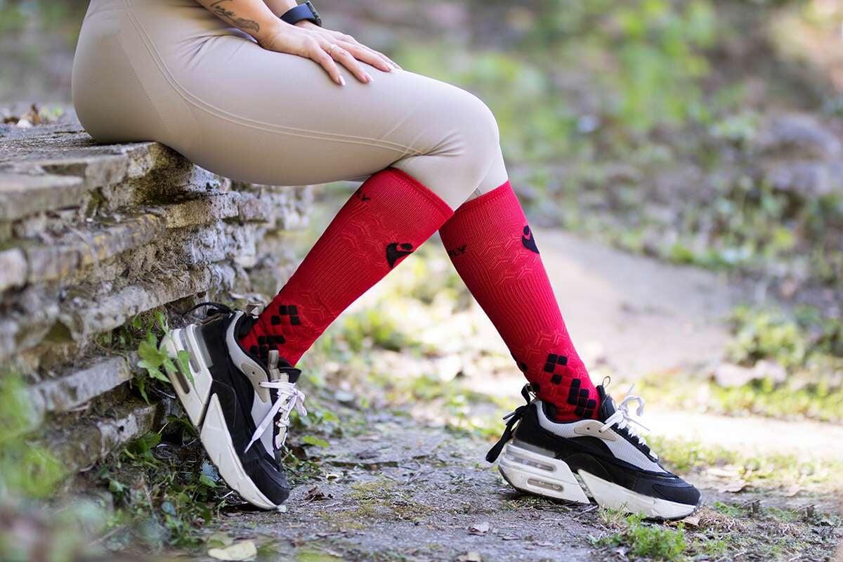Chaussettes de compression 3/4 pour le sport 4/7