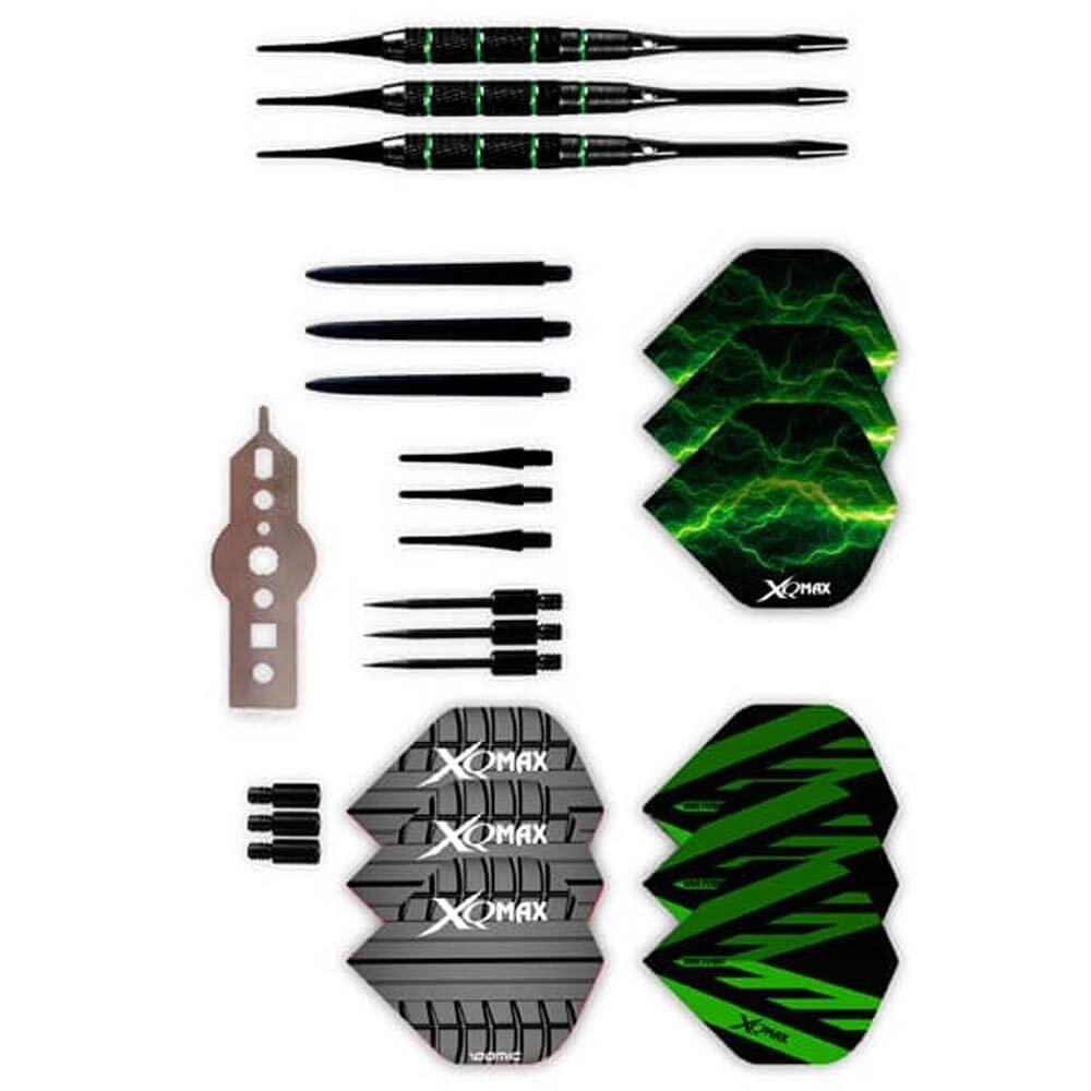 XQMAX darts nyíl szett steel-soft (16-21gr + kiegészítők) 3/6