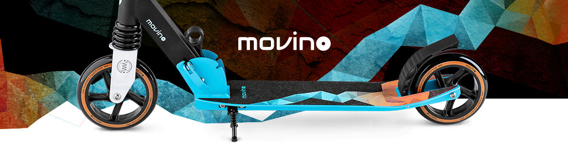 City-Roller Scooter für Kinder Movino Vibe Blau 7/7