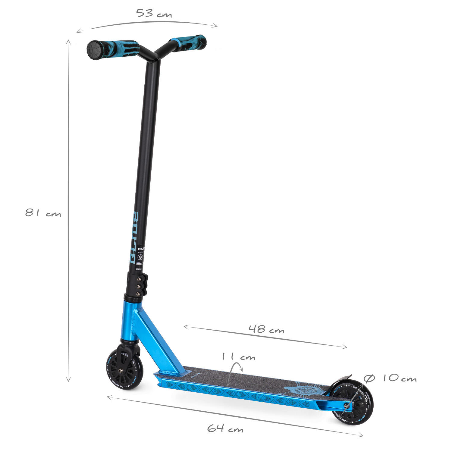 Movino Glide Stunt-Scooter 7/8