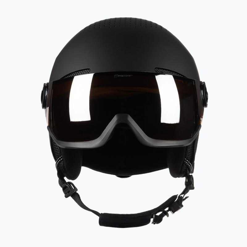 Cască de schi Schi Alpina Arber Visor Q Lite Negru
