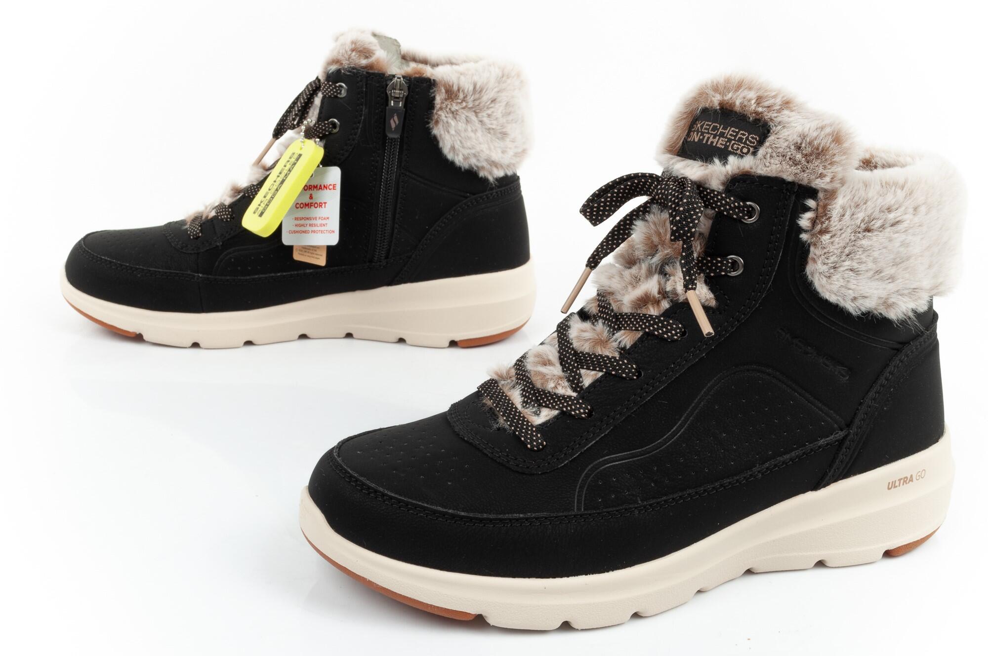 Chaussures de sport d'hiver pour femmes Skechers [144199/BLK] 6/7