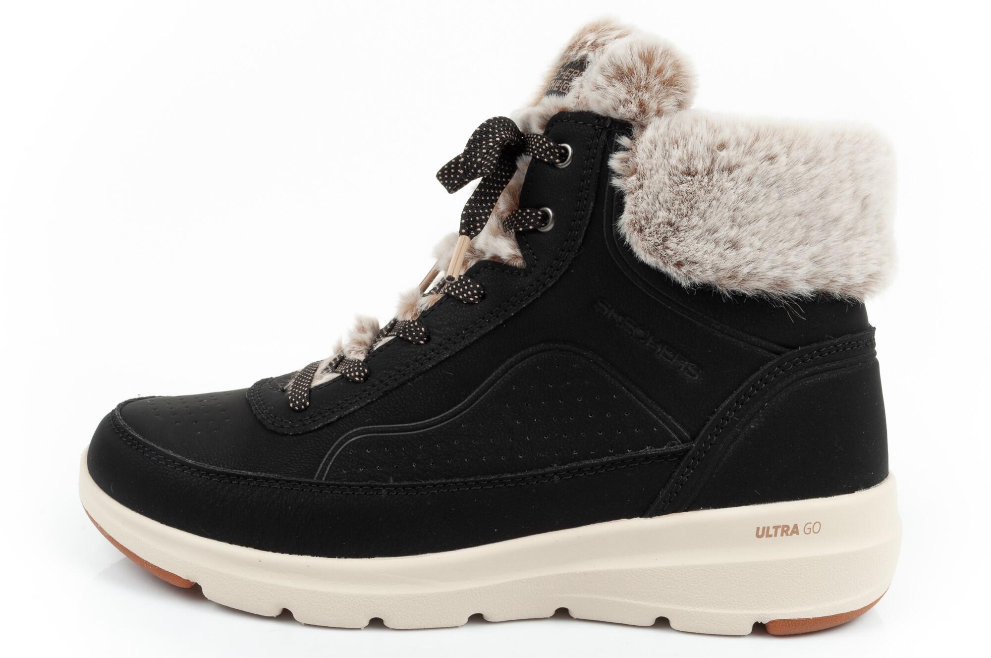 Chaussures de sport d'hiver pour femmes Skechers [144199/BLK] 2/7