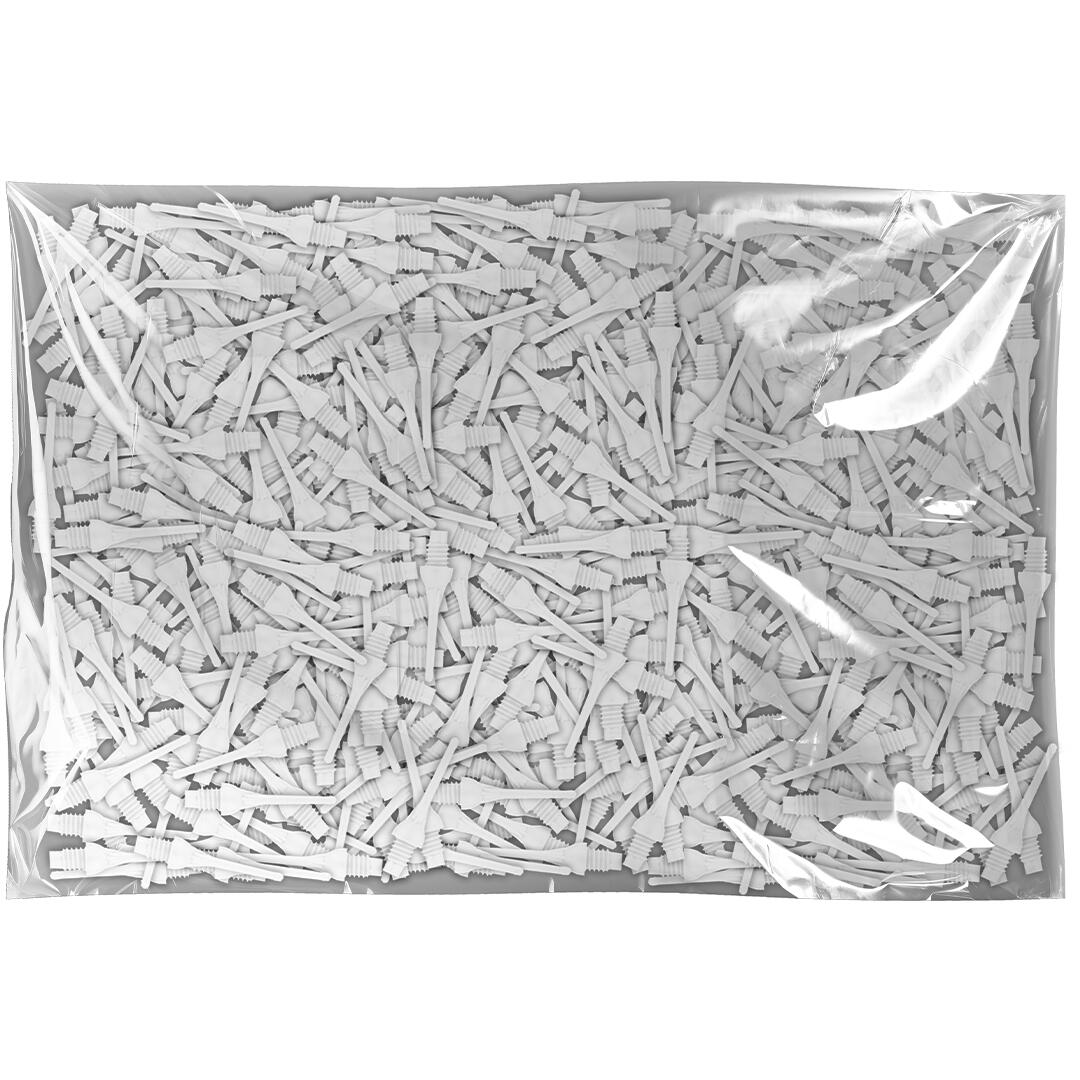 Bull's Ballpoint Softtip Points | 1000 pcs White 2/3