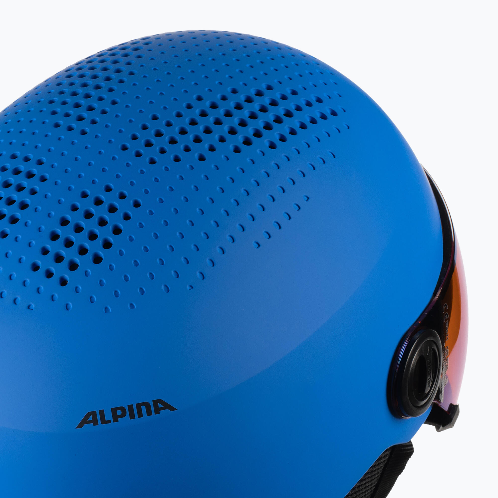 Casque de ski Ski Alpina Zupo Visor Q Lite Bleu 4/5