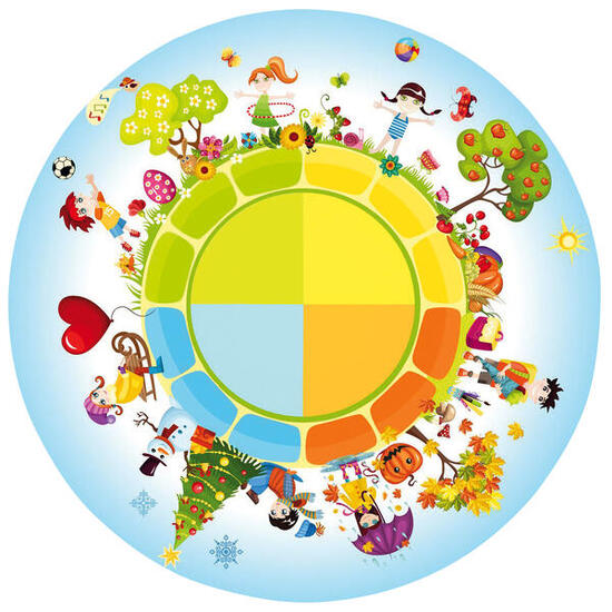 Effektrad Jahreszeiten Gesundheitssport Unisex