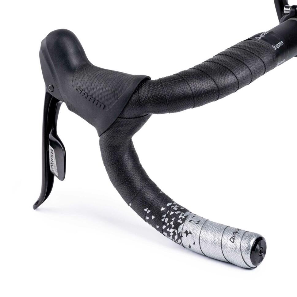 Owijka na kierownicę, szosa, gravel – SL Dual Ltd Lśniący Srebny
